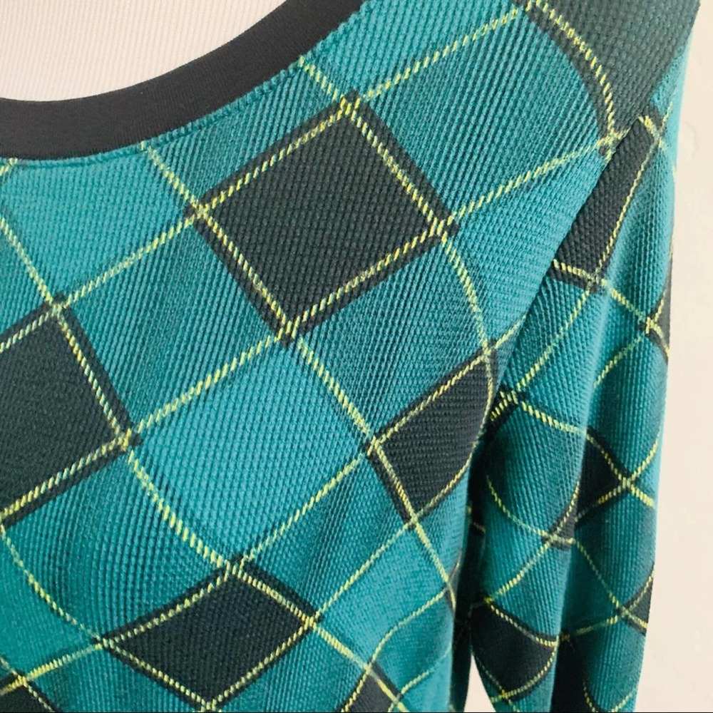 Victoria’s Secret Pajama Lounge Top Green Size Small - Picture 9 of 12